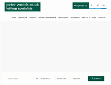 Tablet Screenshot of peterwoods.co.uk